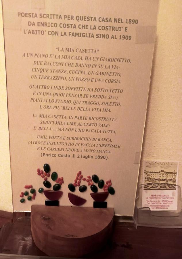 B&B Le Finestre Su Via Cavour Sassari Zewnętrze zdjęcie